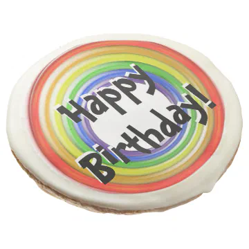 Cookies - Rainbow in Primary Colors