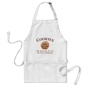 Cookies solve Problems Adult Apron