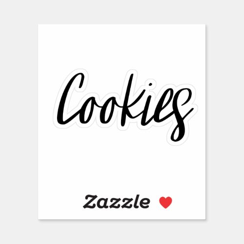 Cookies Storage Sticker