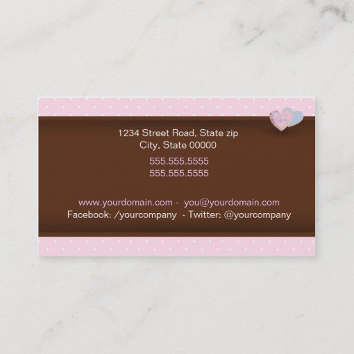 Cookies & Sweets Business Card | Zazzle