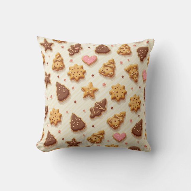 Cookies that I made Throw Pillow (Front)