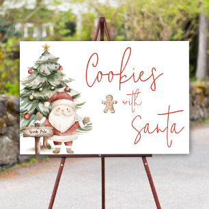 Cookies With Santa Foam Board
