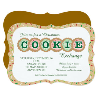 Cookie Exchange Invitations & Announcements  Zazzle