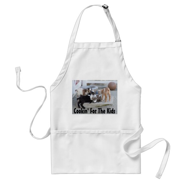 Cookin' For The Kids Adult Apron (Front)