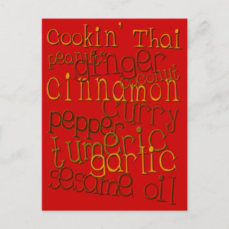 Cookin' Thai Postcard