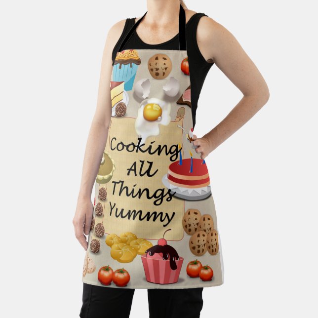 Cooking All Things Yummy Apron (Insitu)