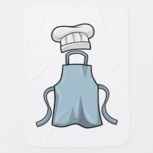 Cooking apron and Cooking hat Baby Blanket