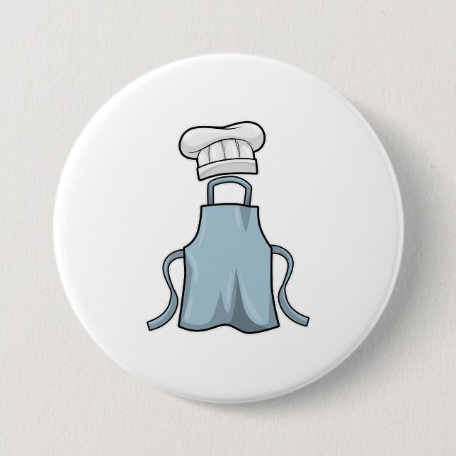 Cooking apron and Cooking hat Button (Front)