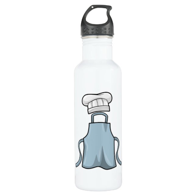 Cooking apron and Cooking hat Stainless Steel Water Bottle (Front)