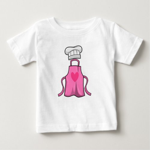 Cooking apron and Cooking hat with Heart Baby T_Shirt