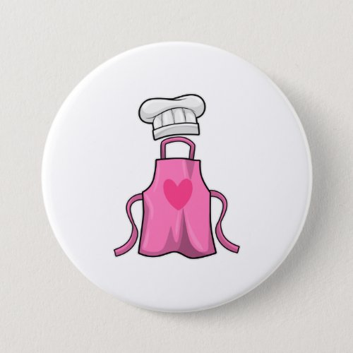 Cooking apron and Cooking hat with Heart Button