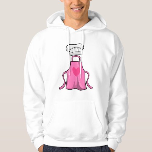 Cooking apron and Cooking hat with Heart Hoodie