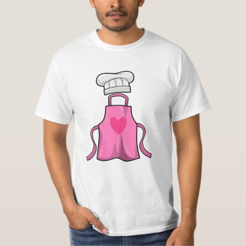 Cooking apron and Cooking hat with Heart T_Shirt