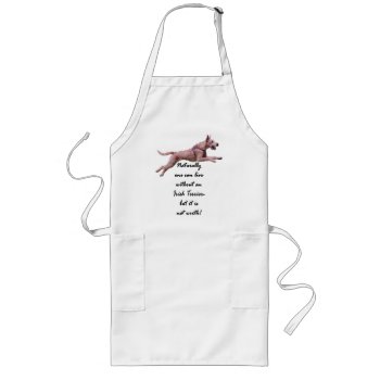 Cooking Apron "irish Terrier "naturally You Can .. by mein_irish_terrier at Zazzle