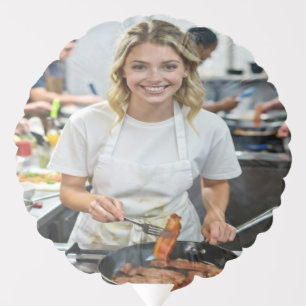 Cooking Bacon Photo Customize Balloon