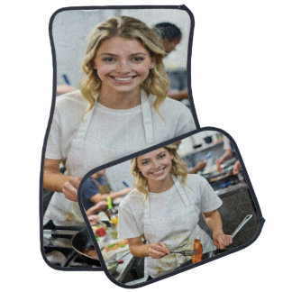 Cooking Bacon Photo Customize Car Floor Mat