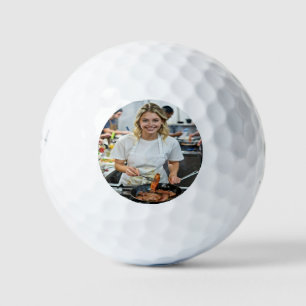 Cooking Bacon Photo Customize Golf Balls