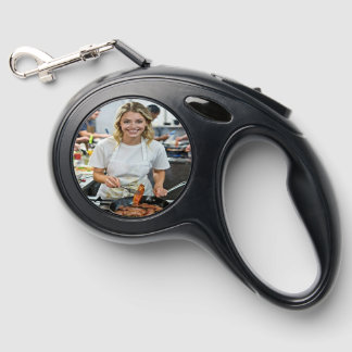 Cooking Bacon Photo Customize Retractable Pet Leash