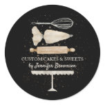 Cooking bakery chef custom business classic round sticker Cooking bakery chef custom business classic round sticker