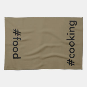 Cooking BBQ Cook Chef Hashtags Fun CricketDiane Towel