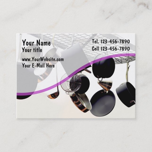 Cooking Business Cards_1a Business Card (Front)