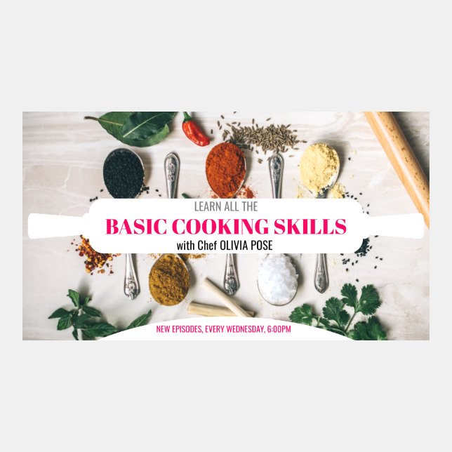 Cooking Channel YouTube Banner (Front)