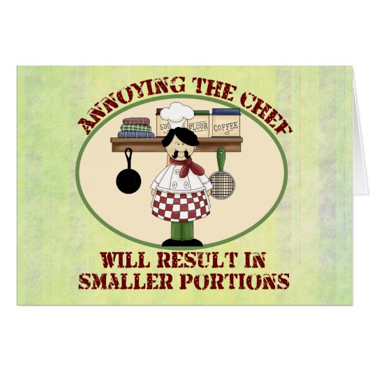 Cooking Chef Cards (Front Horizontal)