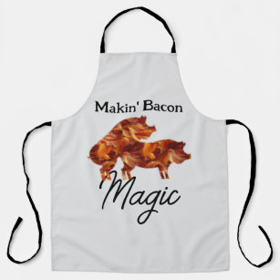 Cooking Chef Novelty Aprons, Makin Bacon Magic Apron