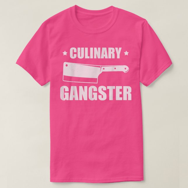 Cooking Chefs Culinary Gangster Sous Chefs Cooking T-Shirt (Design Front)