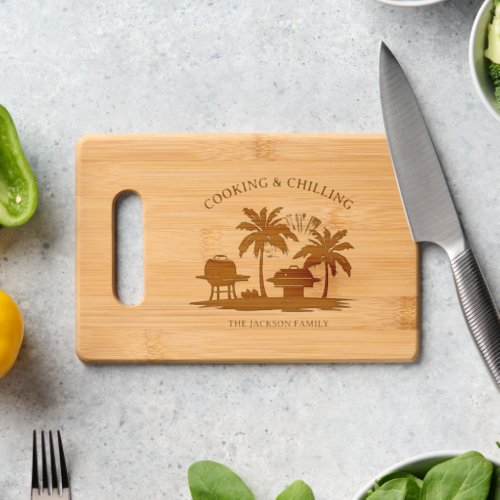 Cooking  Chilling BBQ Personalized Cutting Board