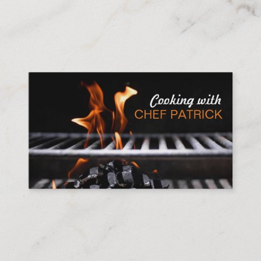 Customizable Cooking Classes Chef Catering Restaurant Business Card Templates