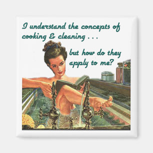 Cooking & Cleaning Concepts Magnet