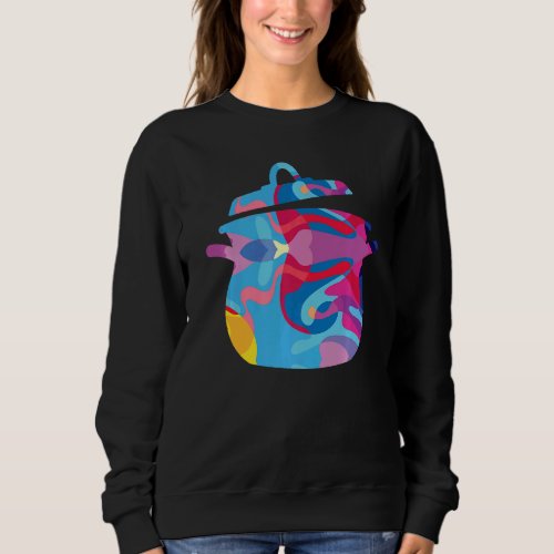 Cooking cook chief Colorful Graphic   Sweatshirt