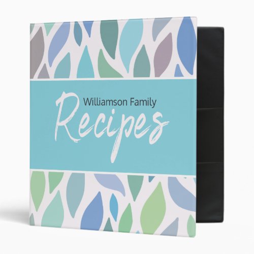 Cooking Cookbook Family Recipes 3 Ring Binder