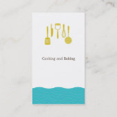 Cooking / Culinary Business Card 1 (Back)