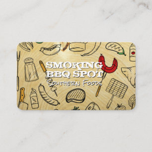Cooking Culinary Pattern Business Card