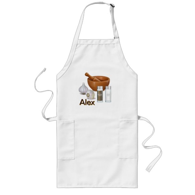 Cooking Customized  Long Apron (Front)