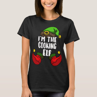 Cooking Elf Matching Family Christmas Party Pajama T-Shirt
