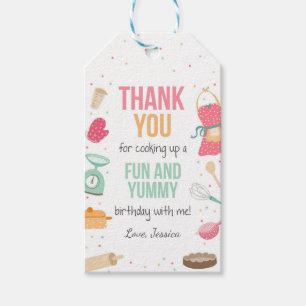 Cooking Favor Tags Baking Birthday Kitchen Bake