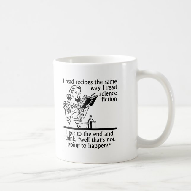 Cooking Fiction Funny Mug (Right)
