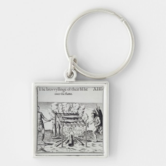 Cooking Fish Keychain (Front)