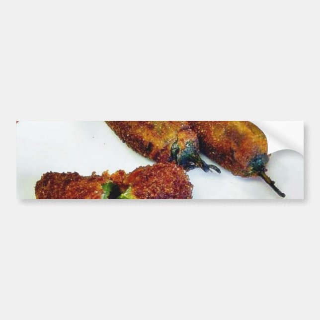 Cooking Food Stuffed Jalapenos Peppers Bumper Sticker (Front)