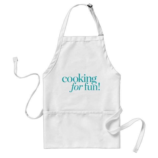 Cooking For Fun Adult Apron (Front)