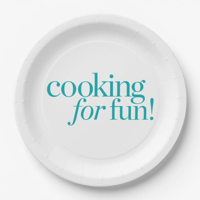 Cooking For Fun Paper Plates (Front)