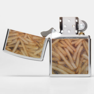 Cooking French Fries Funny Food Photography Zippo Lighter