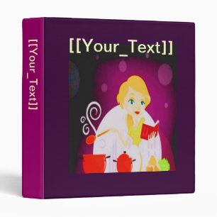 Cooking Girl Binder