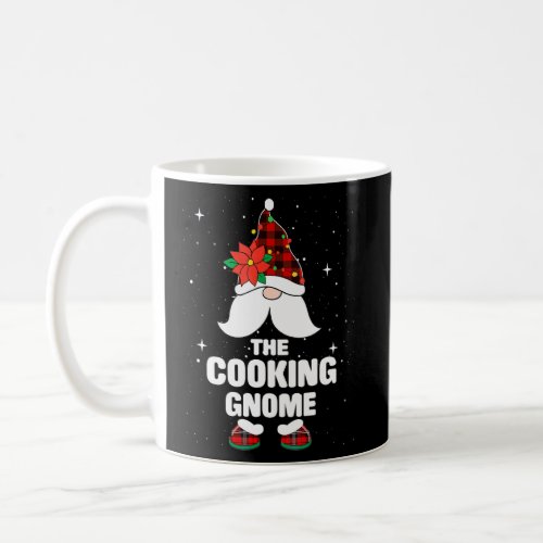 Cooking Gnome Buffalo Plaid Matching Family Christ Coffee Mug