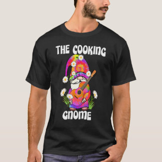 Cooking Gnome Merry Christmas Tie Dye Pajamas T-Shirt