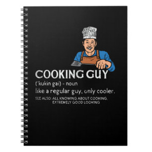 Cooking Guy Definition Notebook