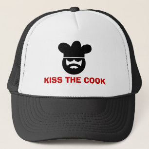 Cooking hat for men Kiss the cook!